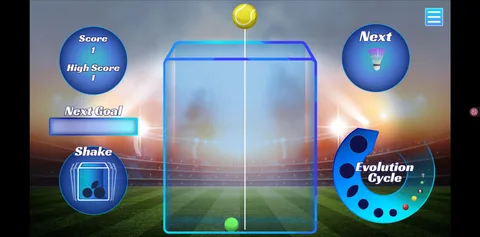 スポーツボールマージのゲーム画面